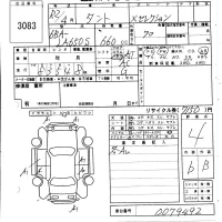 Daihatsu TANTO лот № 3083 оценка 4  с аукциона в Японии 5
