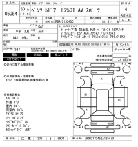 Mercedes-Benz E CLASS WAGON лот № 5054 оценка 4  с аукциона в Японии 6