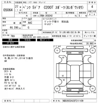 Mercedes-Benz C CLASS WAGON лот № 5064 оценка 4  с аукциона в Японии 6