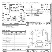 Suzuki SPACIA лот № 1089 оценка 3  с аукциона в Японии 7