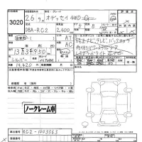 Honda ODYSSEY лот № 3020 оценка -  с аукциона в Японии 6