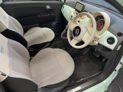 Fiat 500  с аукциона в Японии