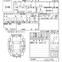 Suzuki WAGON R лот № 3146 оценка 3.5  с аукциона в Японии 6