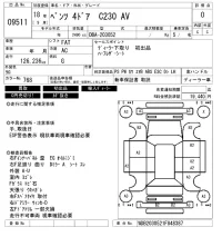 Mercedes-Benz C CLASS лот № 9511 оценка 0  с аукциона в Японии 6