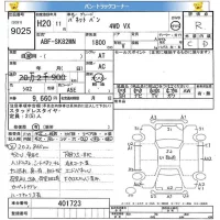 Nissan VANETTE VAN лот № 9025 оценка R  с аукциона в Японии 7