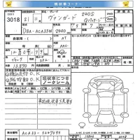 Toyota VANGUARD лот № 3018 оценка   с аукциона в Японии 7
