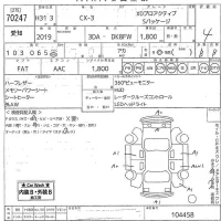 Mazda CX-3 лот № 70247 оценка 4  с аукциона в Японии 10