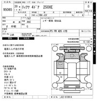Nissan TEANA лот № 95065 оценка 0  с аукциона в Японии 8