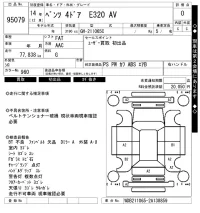 Mercedes-Benz E CLASS лот № 95079 оценка 0  с аукциона в Японии 7