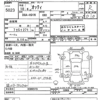 Nissan OTTI лот № 5023 оценка R  с аукциона в Японии 9