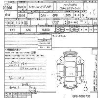 Honda SHUTTLE лот № 70266 оценка 3.5  с аукциона в Японии 10