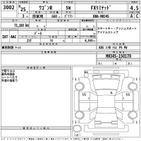 Suzuki WAGON R лот № 3002 оценка 4.5  с аукциона в Японии 2