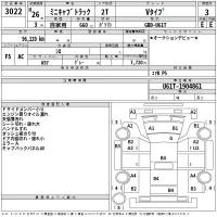Mitsubishi MINICAB TRUCK лот № 3022 оценка 3  с аукциона в Японии 2