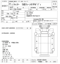 Mitsubishi CANTER лот № 1017 оценка 3.5  с аукциона в Японии 10