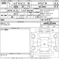 Daihatsu MOVE CANBUS лот № 3008 оценка 4.5  с аукциона в Японии 2