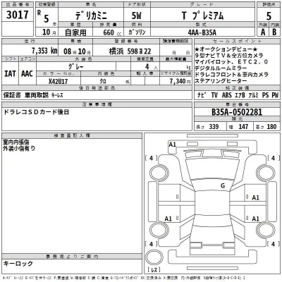 Mitsubishi DELICA MINI  с аукциона в Японии