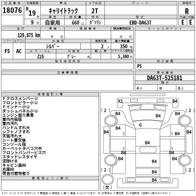 Suzuki CARRY TRUCK  с аукциона в Японии