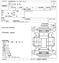 Daihatsu MIRA E S лот № 20047 оценка 3  с аукциона в Японии 4