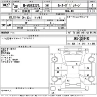 Honda N WGN лот № 3027 оценка 4  с аукциона в Японии 2