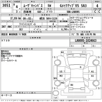 Daihatsu MOVE CANBUS лот № 3051 оценка 4  с аукциона в Японии 2