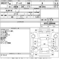 Toyota VITZ лот № 18137 оценка 3.5  с аукциона в Японии 2