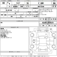Toyota RAIZE лот № 88 оценка RA  с аукциона в Японии 2