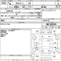Honda ACTY VAN лот № 3112 оценка 3  с аукциона в Японии 2