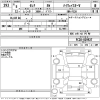 Nissan SERENA лот № 192 оценка R  с аукциона в Японии 2