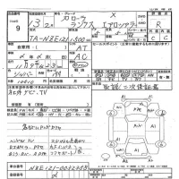 Toyota COROLLA RUNX лот № 9 оценка R  с аукциона в Японии 3