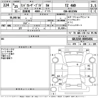 Toyota LAND CRUISER PRADO лот № 224 оценка 3.5  с аукциона в Японии 2
