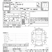 Toyota FUNCARGO лот № 10025 оценка 3.5  с аукциона в Японии 5