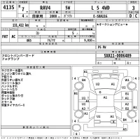 Toyota RAV4 лот № 4135 оценка 3  с аукциона в Японии 2