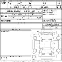Daihatsu MOVE лот № 3249 оценка 6  с аукциона в Японии 2
