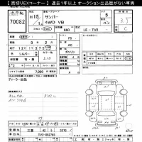 Subaru SAMBAR лот № 70082 оценка 3.5  с аукциона в Японии 7