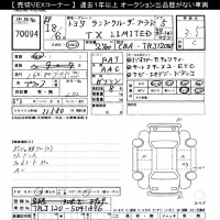 Toyota LAND CRUISER PRADO лот № 70094 оценка 3.5  с аукциона в Японии 7