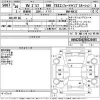 Volkswagen GOLF лот № 5007 оценка 3  с аукциона в Японии 2