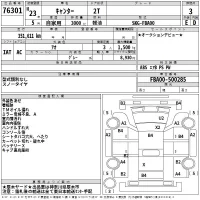 Mitsubishi CANTER лот № 76301 оценка 3  с аукциона в Японии 2