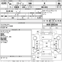 Mitsubishi MIRAGE лот № 4249 оценка RA  с аукциона в Японии 2