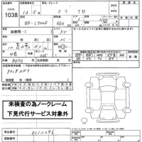 Daihatsu MIRA лот № 1038 оценка   с аукциона в Японии 2