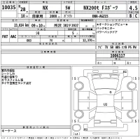 Lexus NX лот № 10035 оценка 4.5  с аукциона в Японии 2