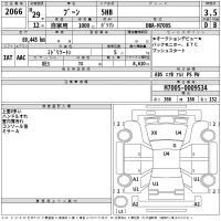Daihatsu Boon лот № 2066 оценка 3.5  с аукциона в Японии 2