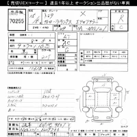 Toyota COROLLA RUNX лот № 70255 оценка R  с аукциона в Японии 7