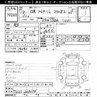 Nissan PRESAGE лот № 70288 оценка 3  с аукциона в Японии 7