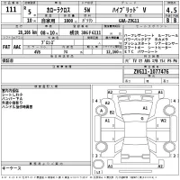 Toyota COROLLA CROSS лот № 111 оценка R  с аукциона в Японии 2