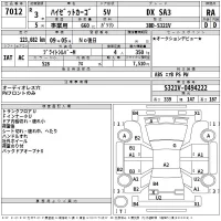 Daihatsu HIJET VAN лот № 7012 оценка RA  с аукциона в Японии 2