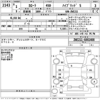 Toyota COROLLA лот № 2143 оценка 3  с аукциона в Японии 2