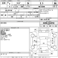 Toyota RAIZE лот № 134 оценка RA  с аукциона в Японии 2