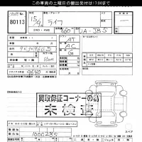 Honda LIFE лот № 80113 оценка ***  с аукциона в Японии 3
