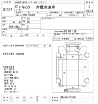 Mitsubishi CANTER лот № 1342 оценка 3  с аукциона в Японии 10