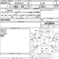 Nissan ATLAS лот № 63524 оценка 3  с аукциона в Японии 2